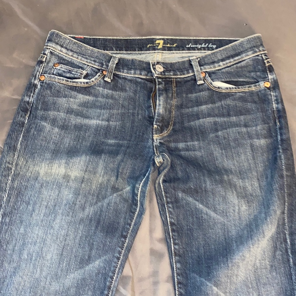 Straight leg jeans
